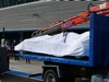 TEST F1 JEREZ 28 GENNAIO, The Sahara Force India F1 VJM07 of Sergio Perez (MEX) Sahara Force India F1 is recovered back to the pits on the back of a truck.
28.01.2014. Formula One Testing, Day One, Jerez, Spain.