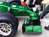 TEST F1 JEREZ 28 GENNAIO, Marcus Ericsson (SWE) runs the Caterham CT04 for the first time - front wing e nosecone detail.
28.01.2014. Formula One Testing, Day One, Jerez, Spain.