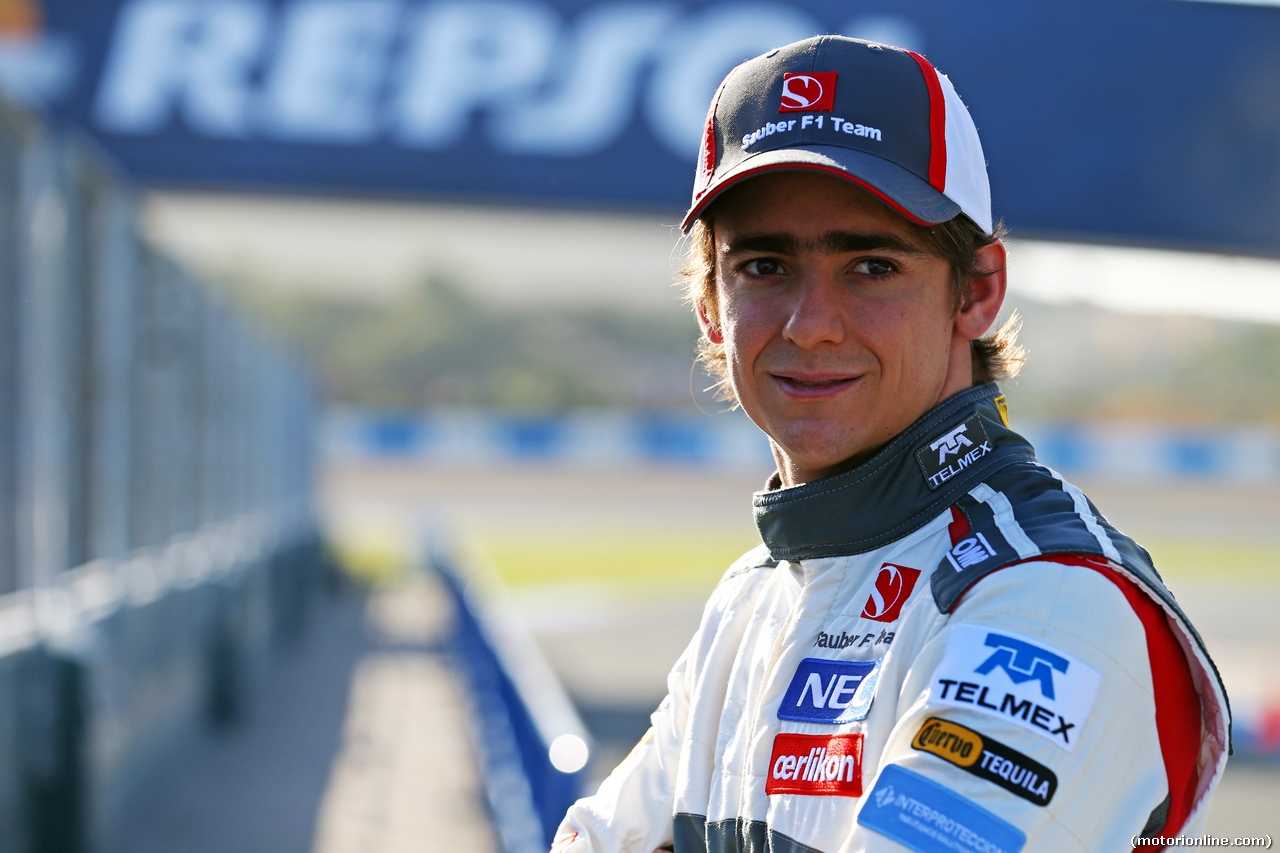 TEST F1 JEREZ 28 GENNAIO, Esteban Gutierrez (MEX) Sauber.
28.01.2014. Formula One Testing, Day One, Jerez, Spain.