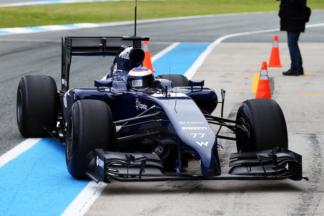 TEST F1 JEREZ 28 GENNAIO, Valtteri Bottas (FIN) Williams FW36.
28.01.2014. Formula One Testing, Day One, Jerez, Spain.