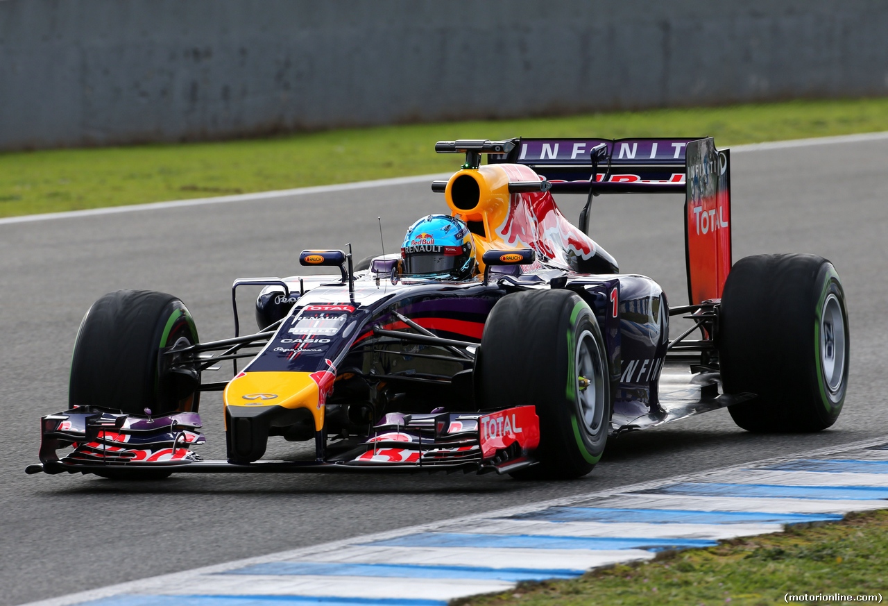 TEST F1 JEREZ 28 GENNAIO, Sebastian Vettel (GER), Red Bull Racing 
28.01.2014. Formula One Testing, Day One, Jerez, Spain.