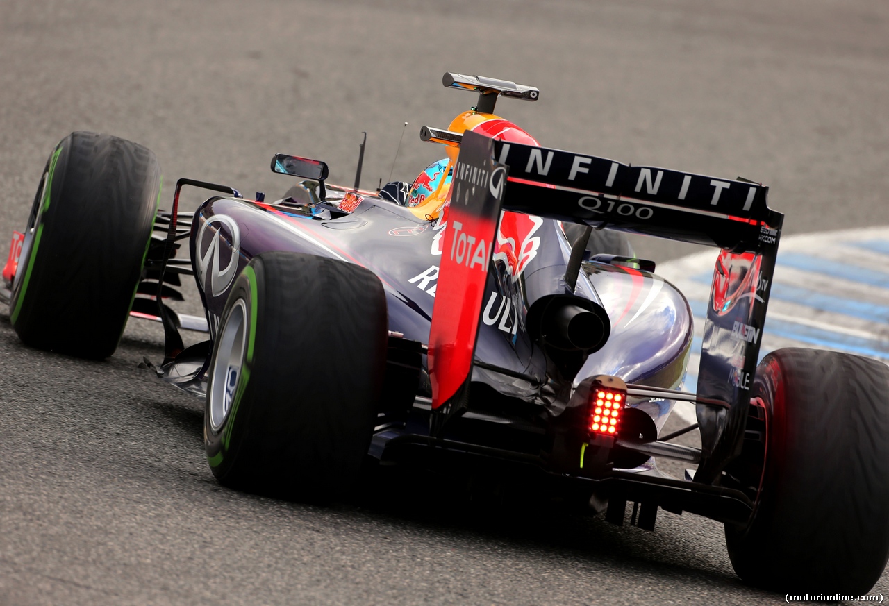 TEST F1 JEREZ 28 GENNAIO, Sebastian Vettel (GER), Red Bull Racing 
28.01.2014. Formula One Testing, Day One, Jerez, Spain.