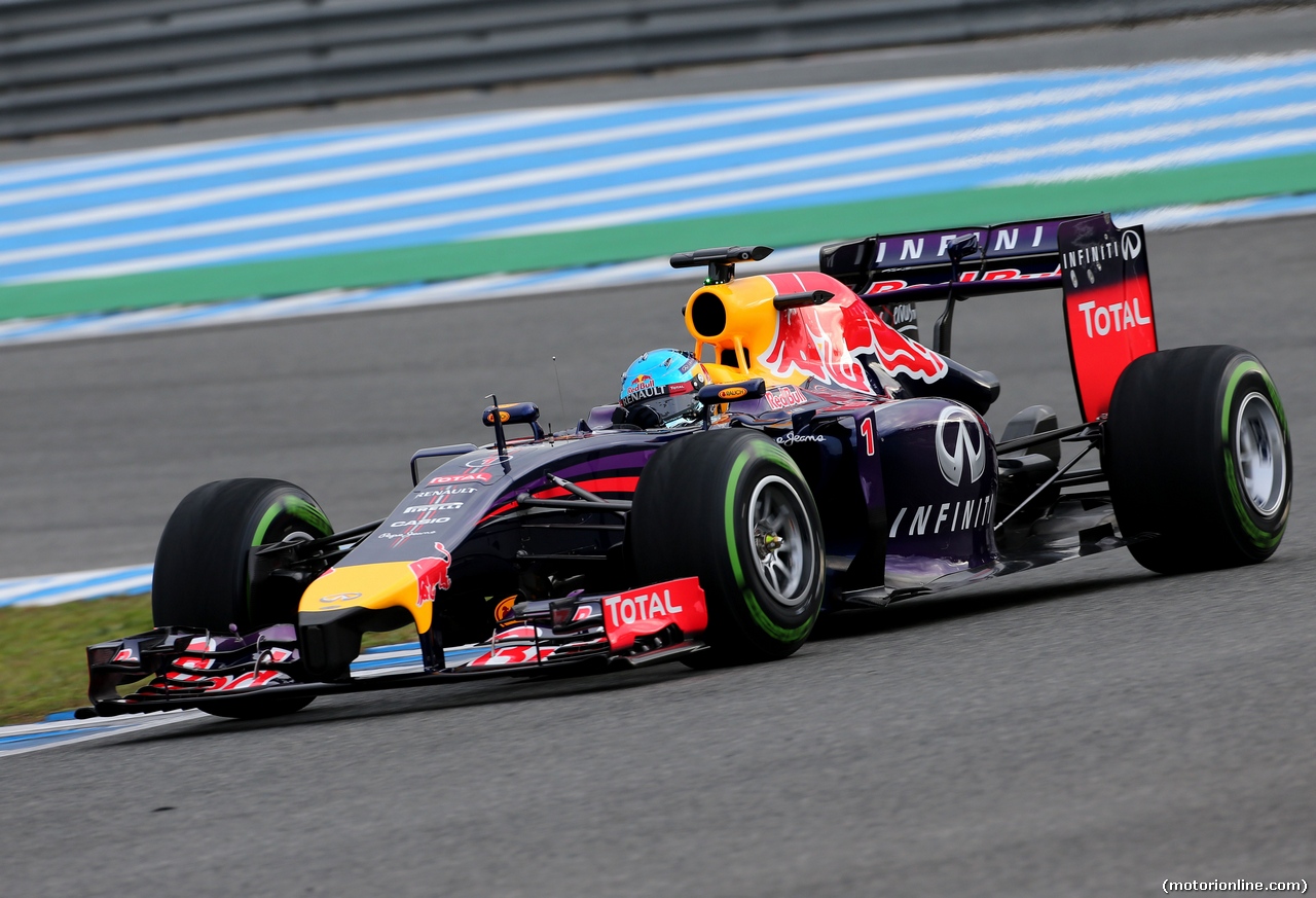 TEST F1 JEREZ 28 GENNAIO, Sebastian Vettel (GER), Red Bull Racing 
28.01.2014. Formula One Testing, Day One, Jerez, Spain.