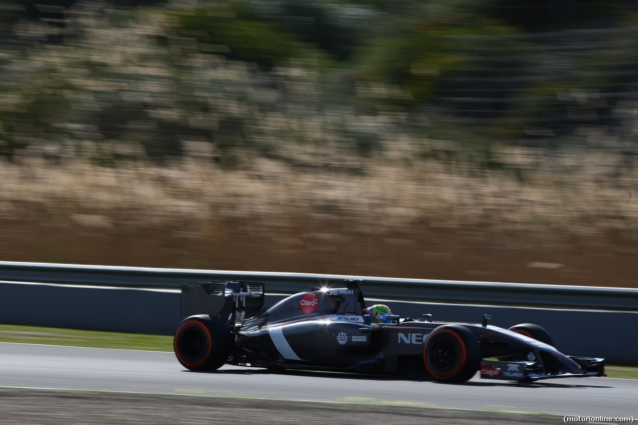 TEST F1 JEREZ 28 GENNAIO, Esteban Gutierrez (MEX), Sauber F1 Team C33