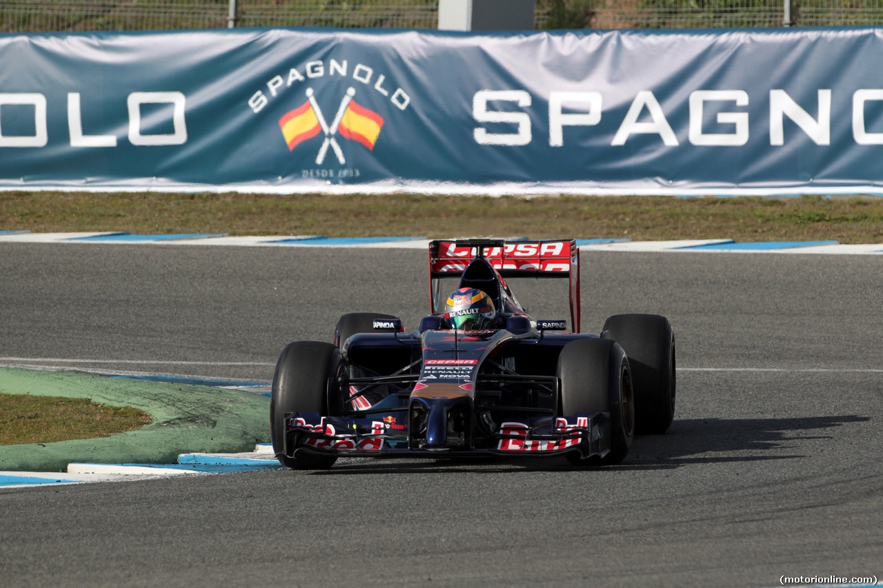 TEST F1 JEREZ 28 GENNAIO, Jean-Eric Vergne (FRA) Scuderia Toro Rosso STR9