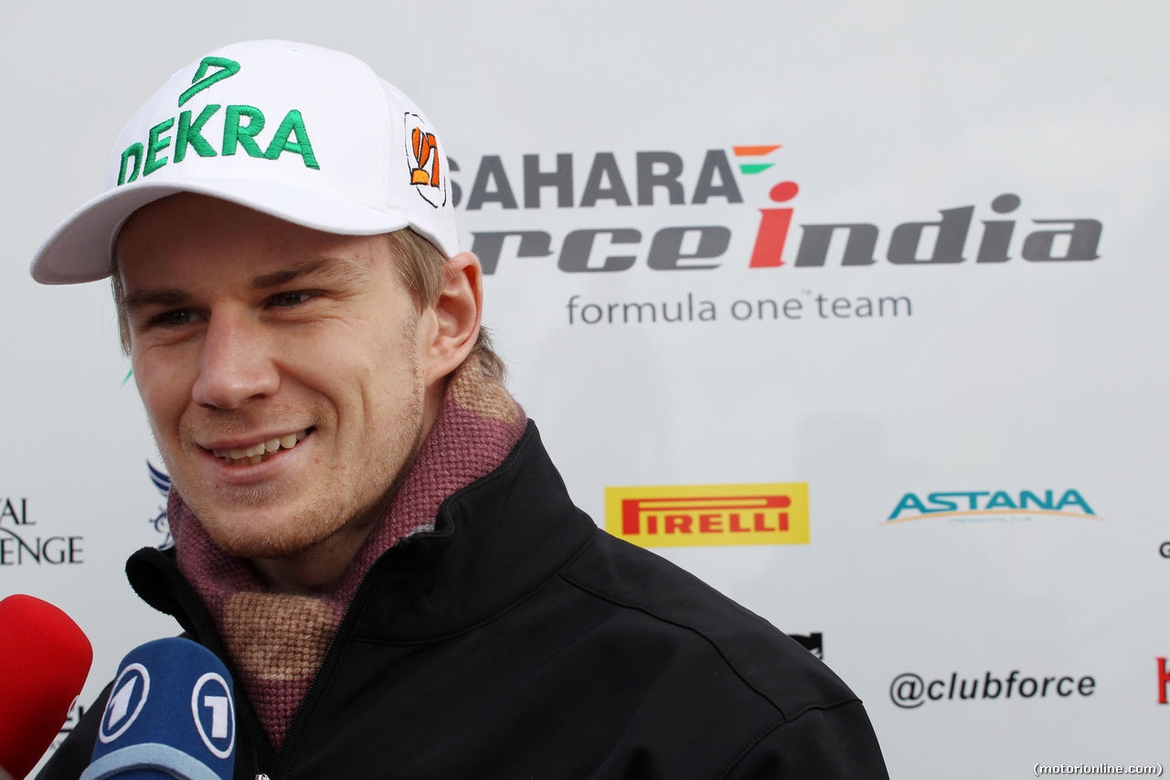 TEST F1 JEREZ 28 GENNAIO, Nico Hulkenberg (GER) Sahara Force India F1.
28.01.2014. Formula One Testing, Day One, Jerez, Spain.