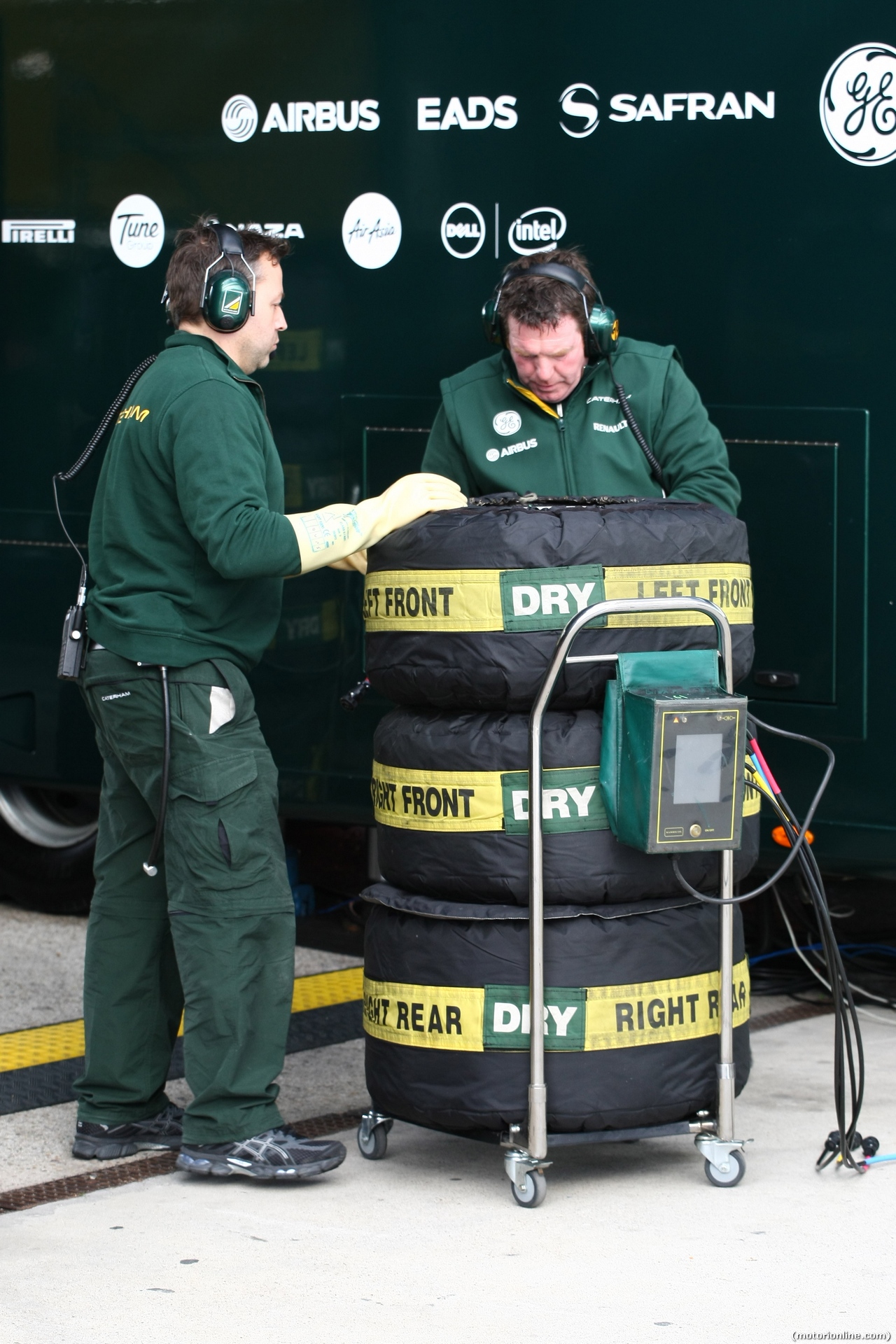 TEST F1 JEREZ 28 GENNAIO, Pirelli Tyres