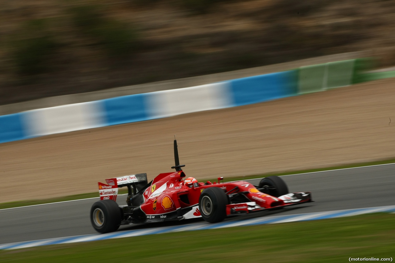 TEST F1 JEREZ 28 GENNAIO, Kimi Raikkonen (FIN) Ferrari F14-T