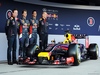 TEST F1 JEREZ 28 GENNAIO, (L to R): Christian Horner (GBR) Red Bull Racing Team Principal; Sebastian Vettel (GER) Red Bull Racing; Daniel Ricciardo (AUS) Red Bull Racing; e Adrian Newey (GBR) Red Bull Racing Chief Technical Officer at the unveiling of the Red Bull Racing RB10.
28.01.2014. Formula One Testing, Day One, Jerez, Spain.