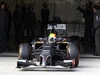 TEST F1 JEREZ 28 GENNAIO, Esteban Gutierrez (MEX) Sauber C33 leaves the pits.
28.01.2014. Formula One Testing, Day One, Jerez, Spain.