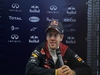 TEST F1 JEREZ 28 GENNAIO, Sebastian Vettel (GER) Red Bull Racing with the media.
28.01.2014. Formula One Testing, Day One, Jerez, Spain.
