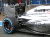 TEST F1 JEREZ 29 GENNAIO, Jenson Button (GBR) McLaren MP4-29 leaves the pits - rear suspension detail.
29.01.2014. Formula One Testing, Day Two, Jerez, Spain.