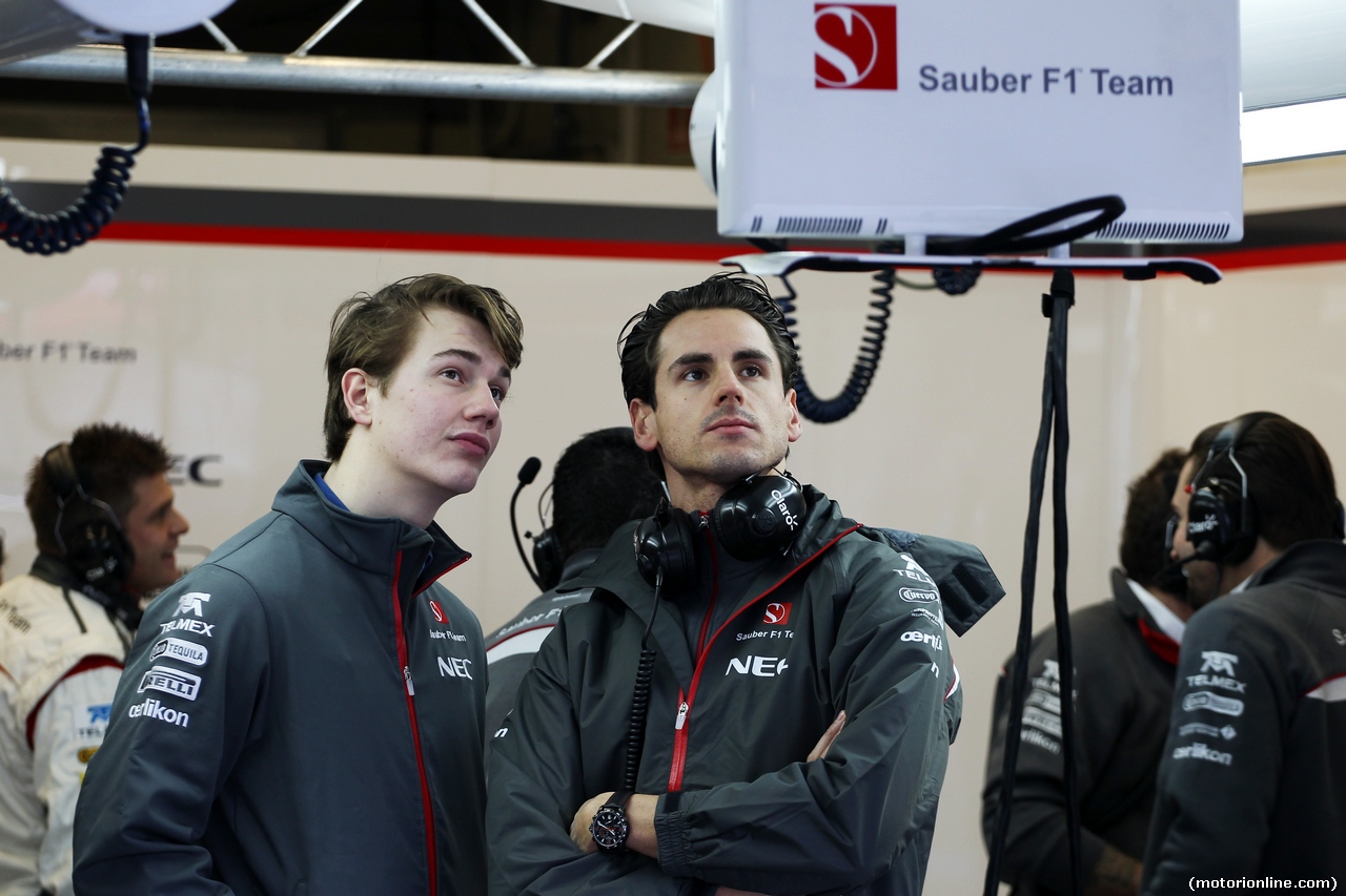 TEST F1 JEREZ 29 GENNAIO, Adrian Sutil (GER) Sauber.
29.01.2014. Formula One Testing, Day Two, Jerez, Spain.