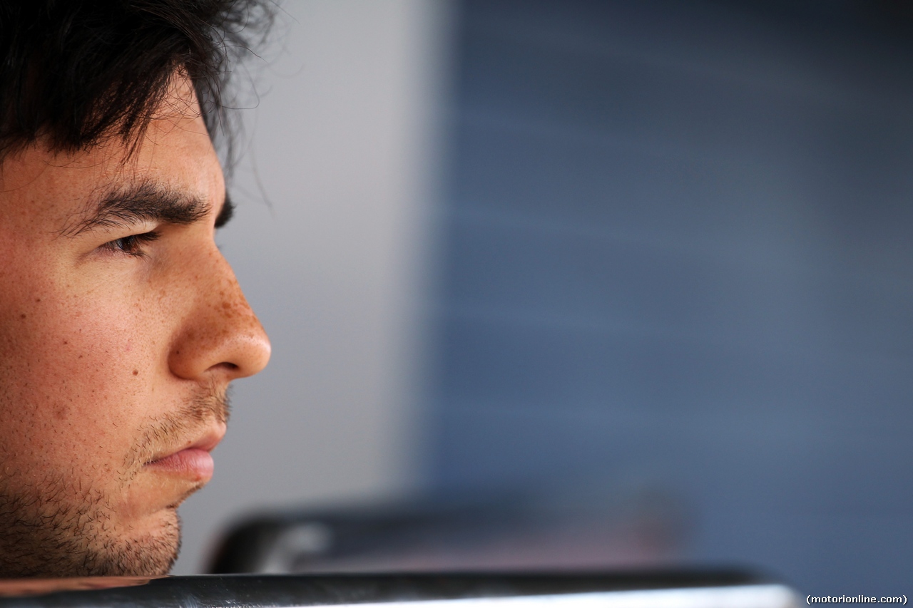 TEST F1 JEREZ 29 GENNAIO, Sergio Perez (MEX) Sahara Force India F1.
29.01.2014. Formula One Testing, Day Two, Jerez, Spain.