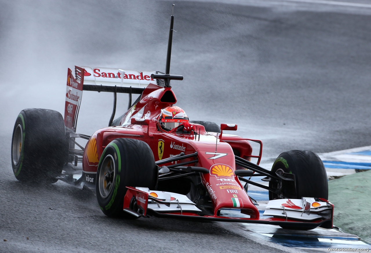 TEST F1 JEREZ 29 GENNAIO, Kimi Raikkonen (FIN), Ferrari 
29.01.2014. Formula One Testing, Day Two, Jerez, Spain.