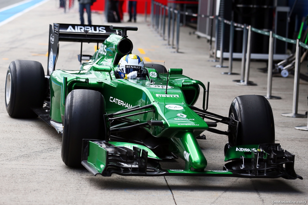 TEST F1 JEREZ 29 GENNAIO, Marcus Ericsson (SWE) Caterham CT05.
29.01.2014. Formula One Testing, Day Two, Jerez, Spain.