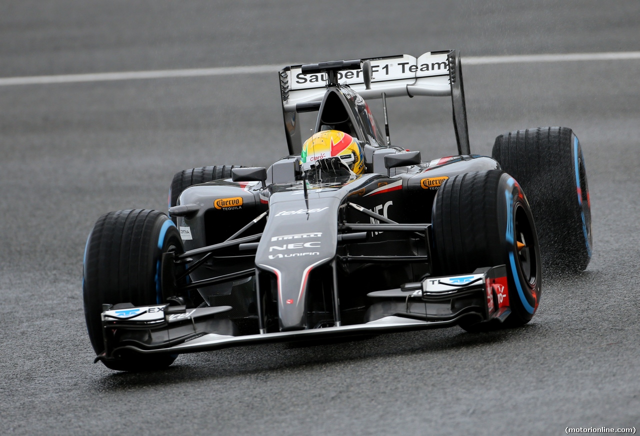 TEST F1 JEREZ 29 GENNAIO, Esteban Gutierrez (MEX), Sauber F1 Team 
29.01.2014. Formula One Testing, Day Two, Jerez, Spain.