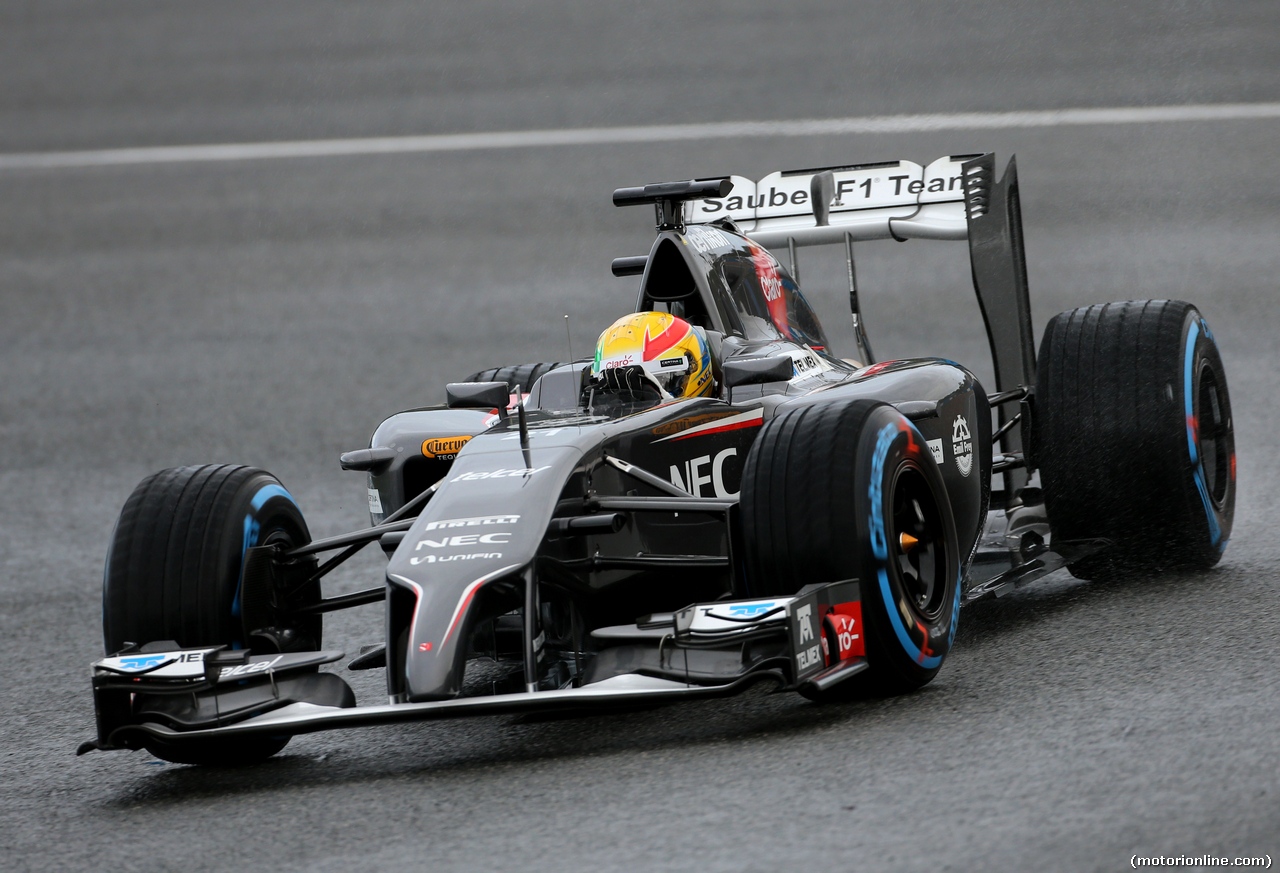 TEST F1 JEREZ 29 GENNAIO, Esteban Gutierrez (MEX), Sauber F1 Team 
29.01.2014. Formula One Testing, Day Two, Jerez, Spain.