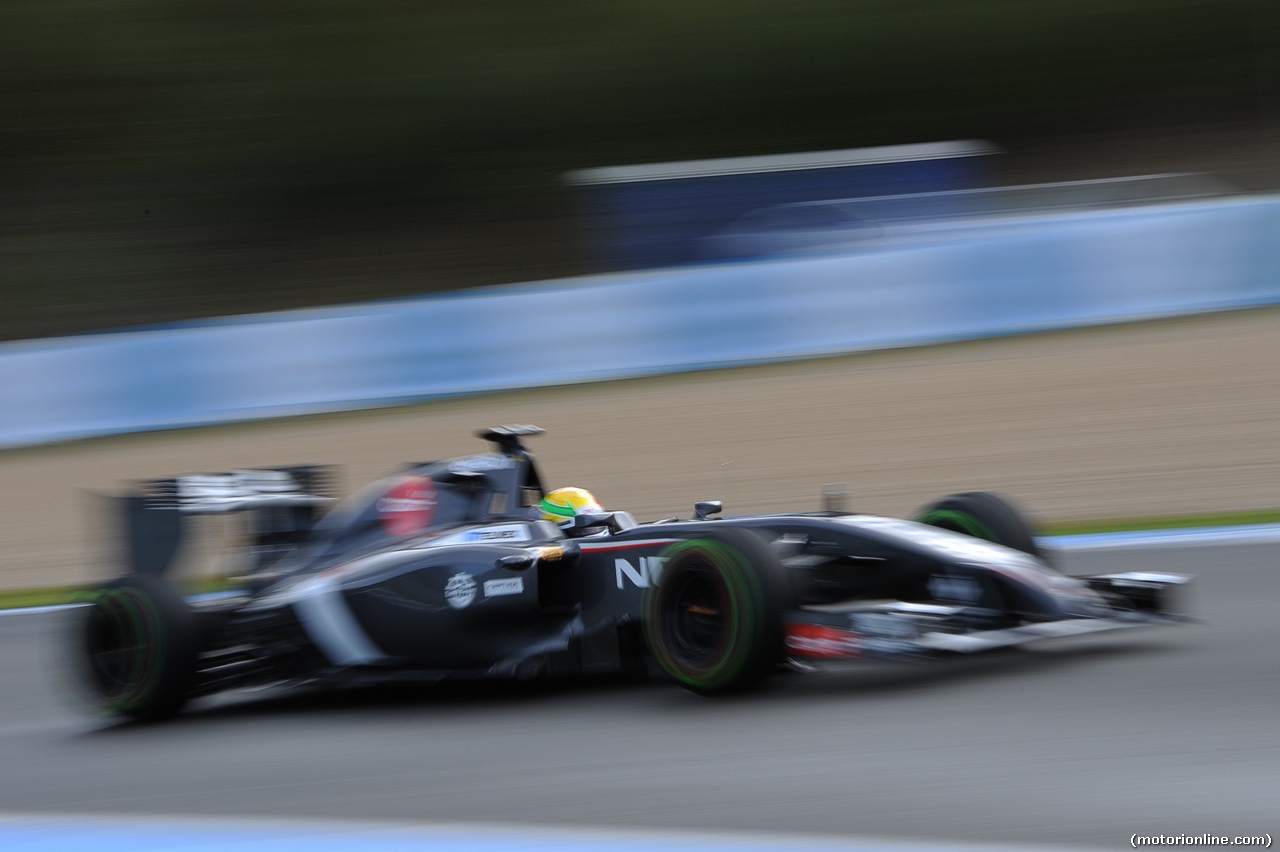 TEST F1 JEREZ 29 GENNAIO, Esteban Gutierrez (MEX) Sauber C33.
29.01.2014. Formula One Testing, Day Two, Jerez, Spain.