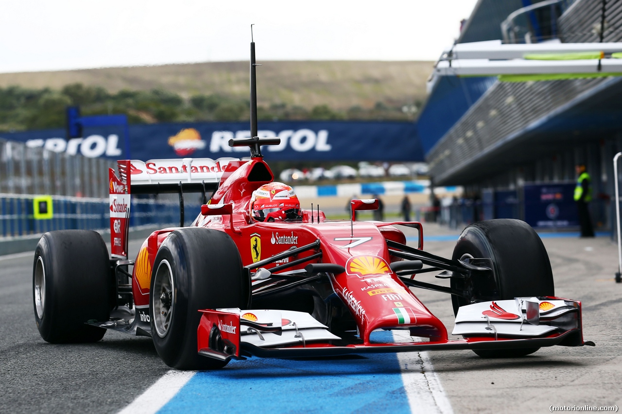 TEST F1 JEREZ 29 GENNAIO