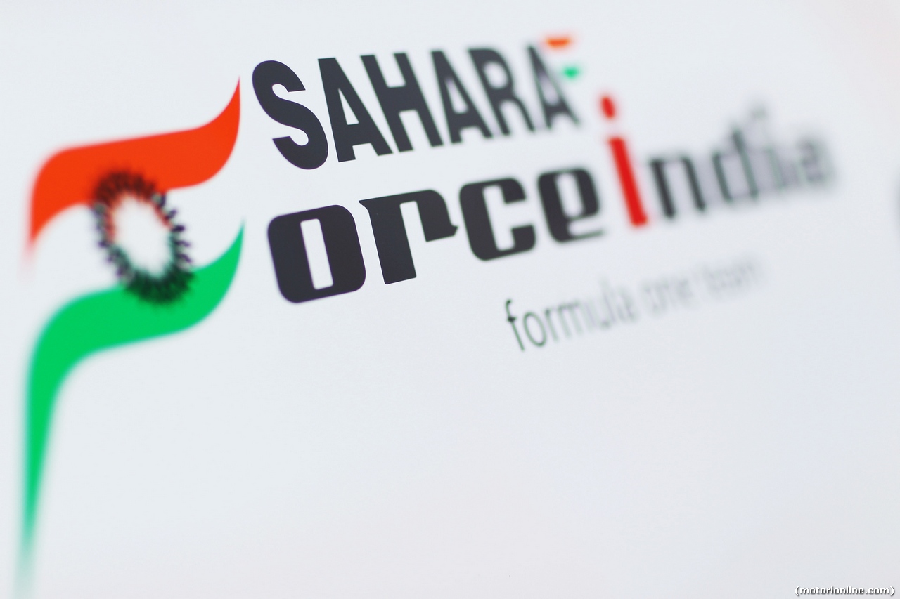 TEST F1 JEREZ 29 GENNAIO, Sahara Force India F1 Team logo.
29.01.2014. Formula One Testing, Day Two, Jerez, Spain.