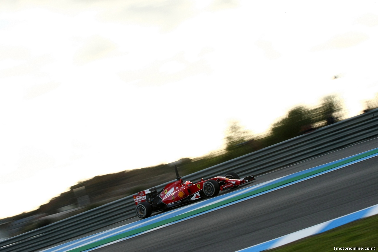 TEST F1 JEREZ 29 GENNAIO, 29.01.2014- Kimi Raikkonen (FIN) Ferrari F14-T