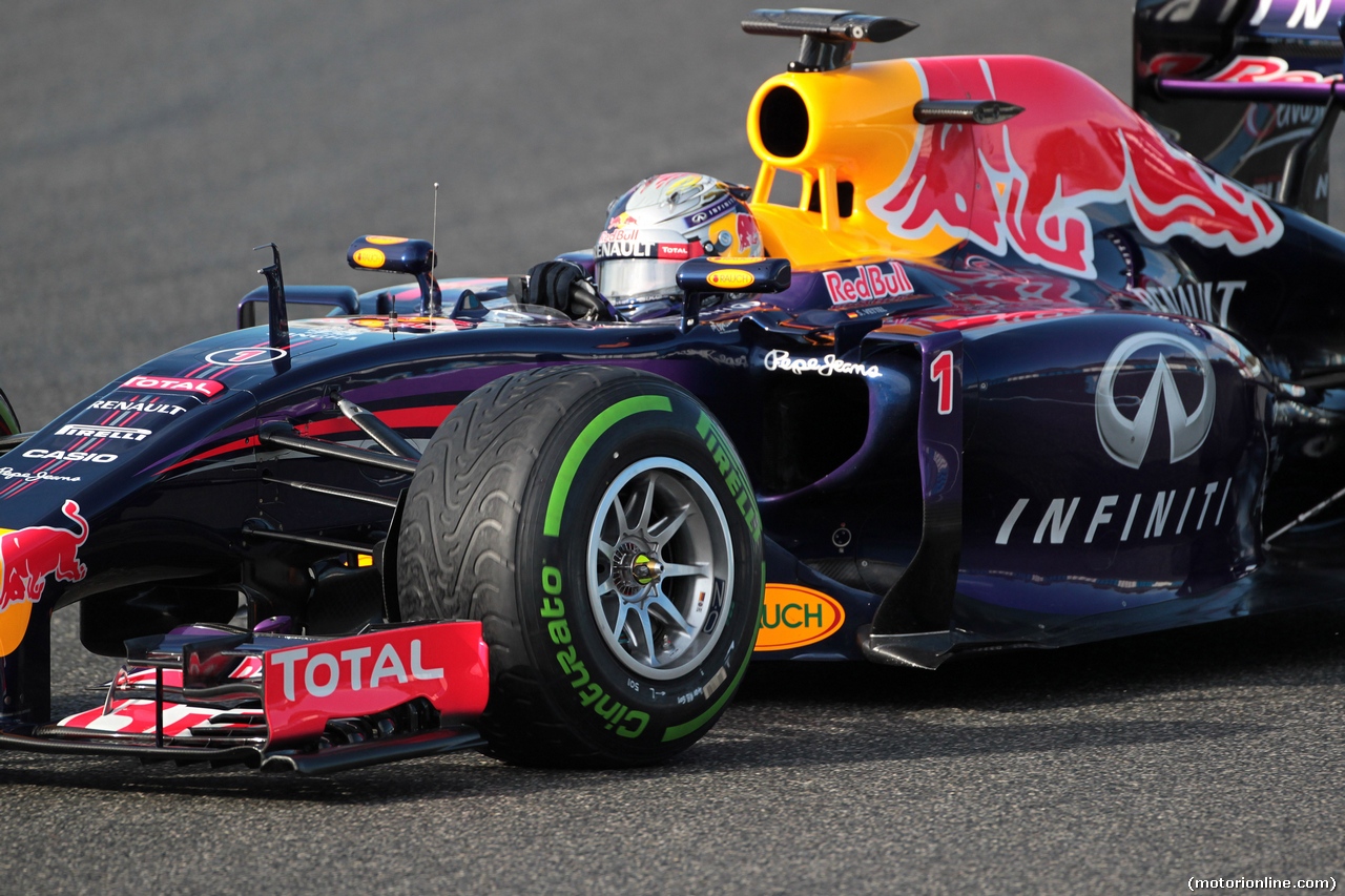 TEST F1 JEREZ 29 GENNAIO, 29.01.2014- Sebastian Vettel (GER) Red Bull Racing RB10