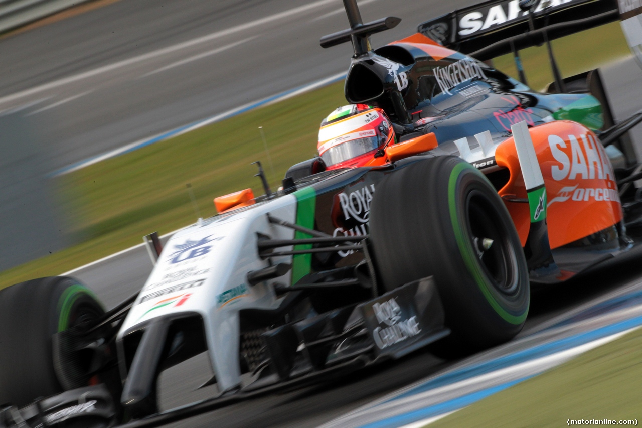 TEST F1 JEREZ 29 GENNAIO, 29.01.2014- Sergio Perez (MEX) Sahara Force India F1 VJM07