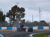 TEST F1 JEREZ 29 GENNAIO, Sergio Perez (MEX) Sahara Force India F1 VJM07 stops at the first corner.
29.01.2014. Formula One Testing, Day Two, Jerez, Spain.