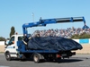 TEST F1 JEREZ 30 GENNAIO, The Red Bull Racing RB10 of Daniel Ricciardo (AUS) Red Bull Racing is recovered back to the pits on the back of a truck.
30.01.2014. Formula One Testing, Day Three, Jerez, Spain.