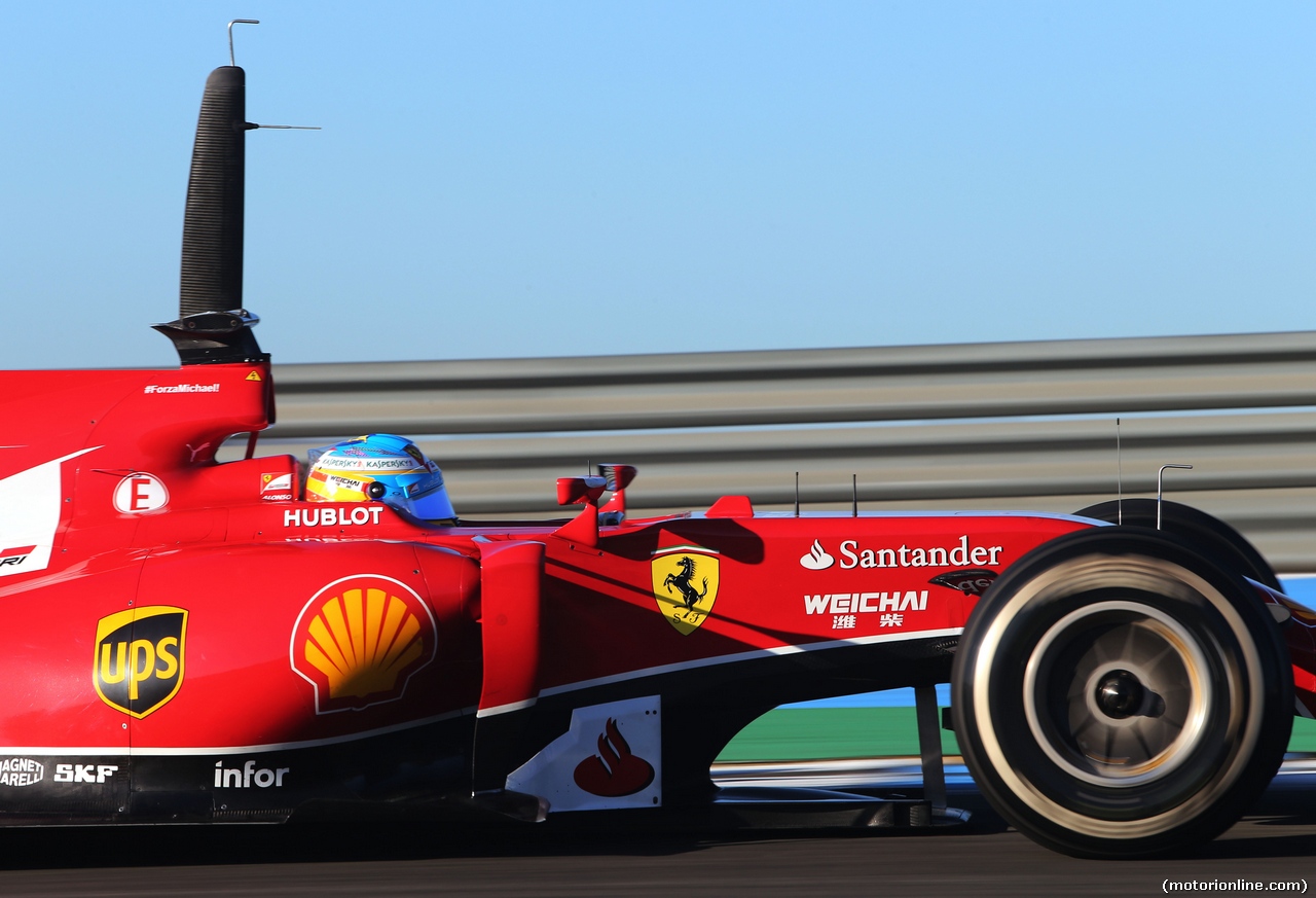 TEST F1 JEREZ 30 GENNAIO