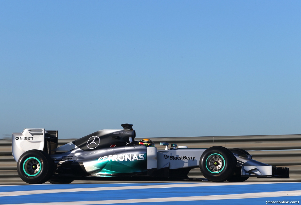TEST F1 JEREZ 30 GENNAIO, Lewis Hamilton (GBR), Mercedes AMG F1 Team 
30.01.2014. Formula One Testing, Day Three, Jerez, Spain.