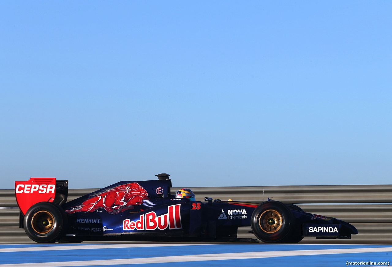 TEST F1 JEREZ 30 GENNAIO, Jean-Eric Vergne (FRA), Scuderia Toro Rosso  
30.01.2014. Formula One Testing, Day Three, Jerez, Spain.