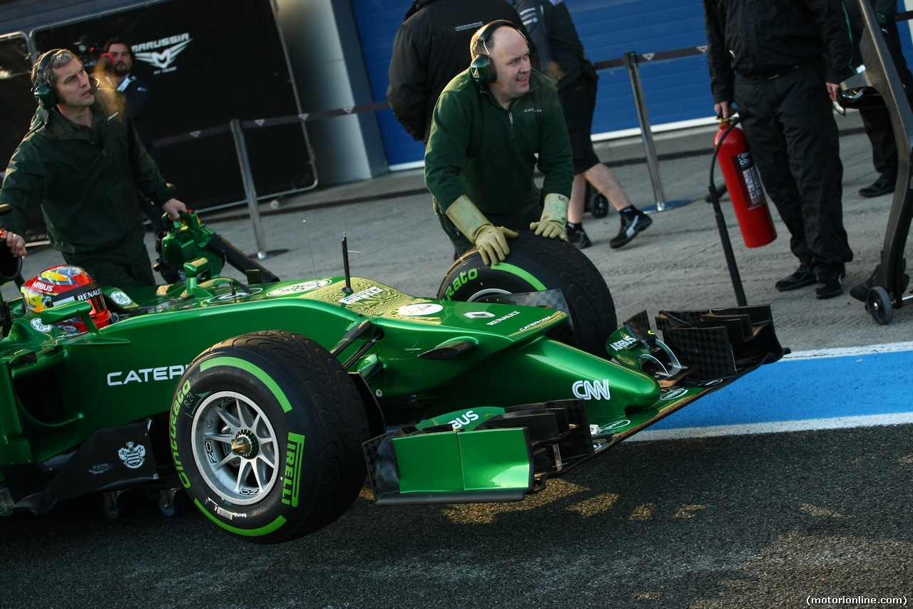 TEST F1 JEREZ 30 GENNAIO, 30.01.2014- Robin Frijns (NL), Third Driver, Caterham F1 Team
