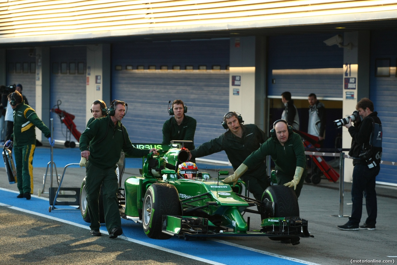 TEST F1 JEREZ 30 GENNAIO, 30.01.2014- Robin Frijns (NL), Third Driver, Caterham F1 Team