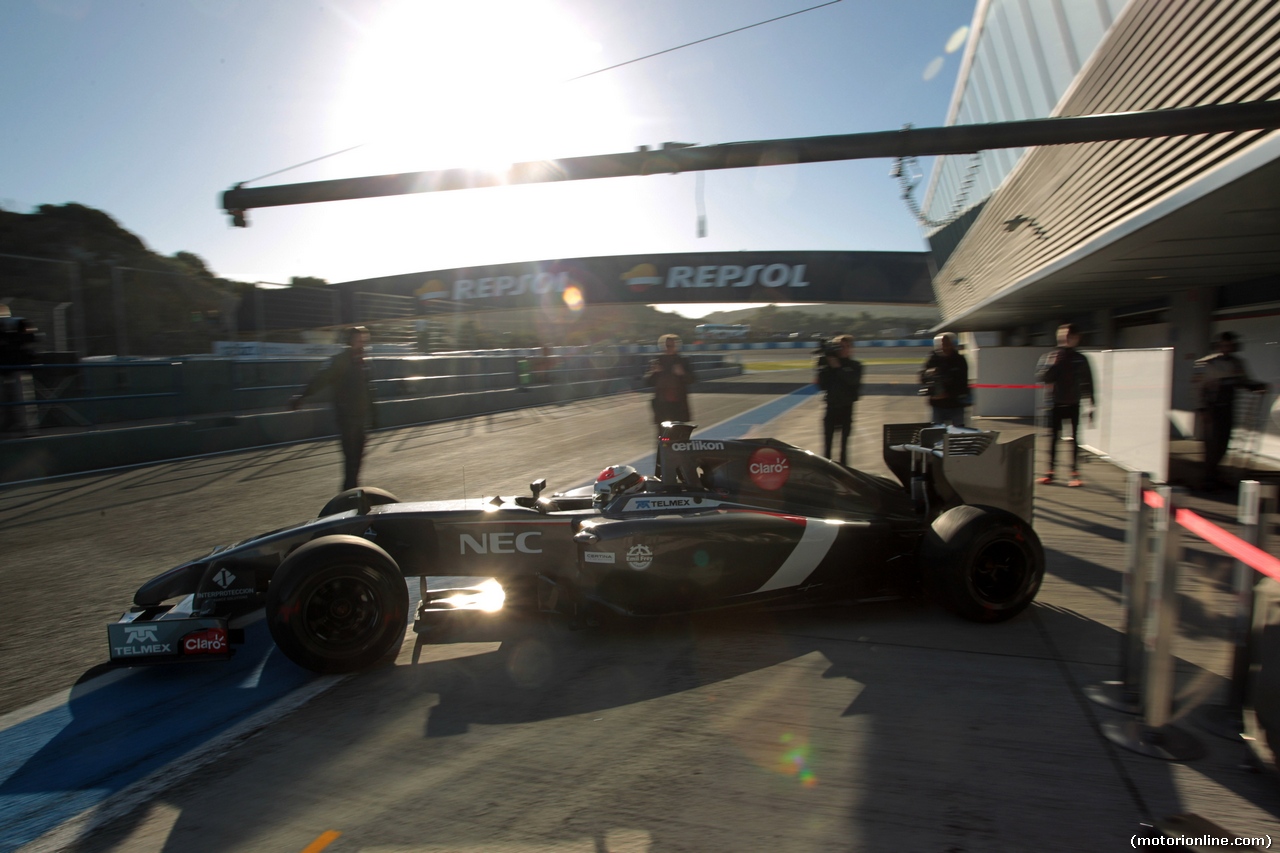 TEST F1 JEREZ 30 GENNAIO