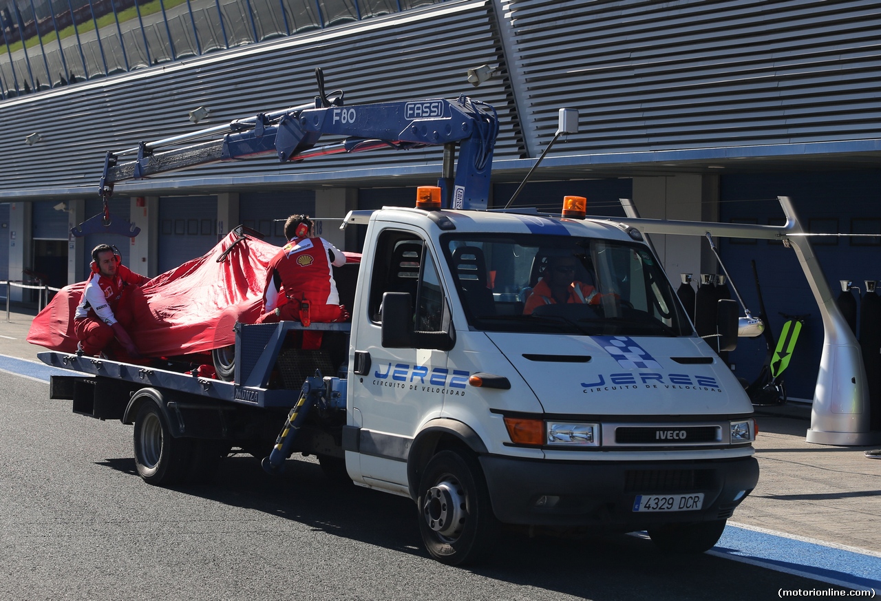 TEST F1 JEREZ 30 GENNAIO