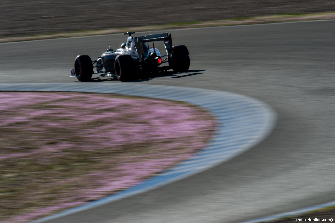 TEST F1 JEREZ 30 GENNAIO, Adrian Sutil (GER) Sauber C33.
30.01.2014. Formula One Testing, Day Three, Jerez, Spain.