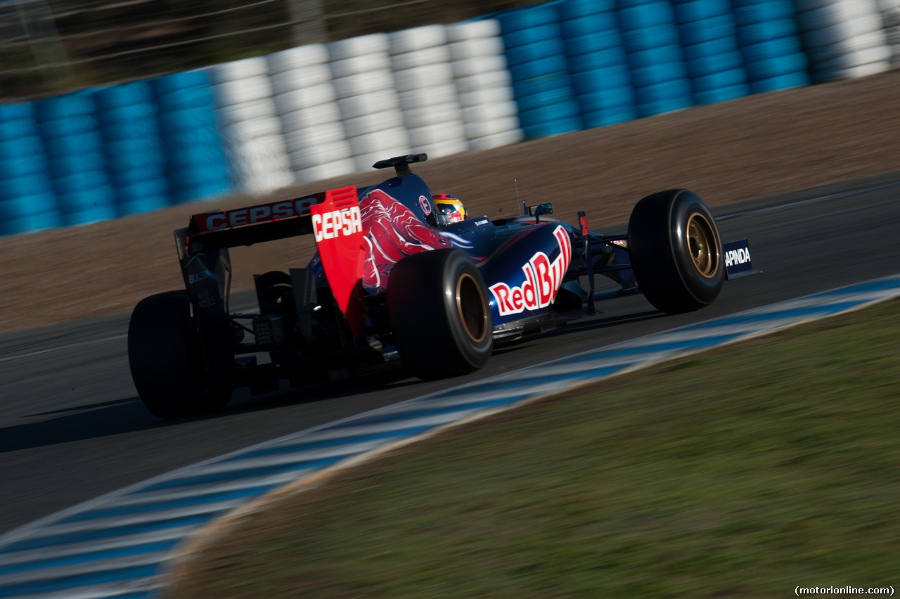 TEST F1 JEREZ 30 GENNAIO, Jean-Eric Vergne (FRA) Scuderia Toro Rosso STR9.
30.01.2014. Formula One Testing, Day Three, Jerez, Spain.