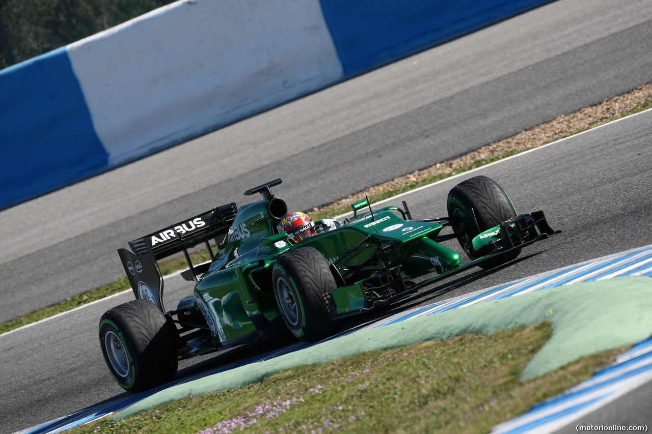 TEST F1 JEREZ 30 GENNAIO, 30.01.2014- Robin Frijns (NL), Third Driver, Caterham F1 Team