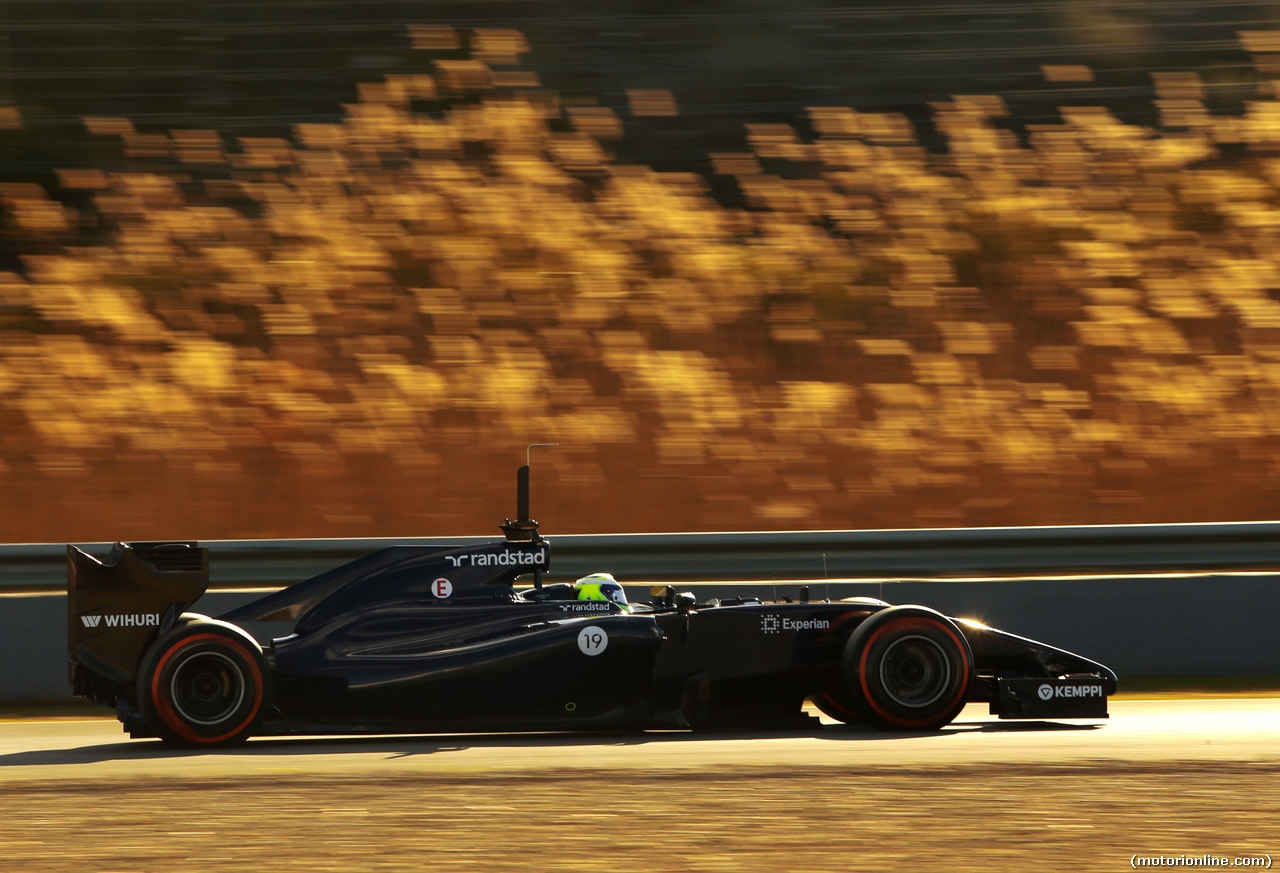 TEST F1 JEREZ 30 GENNAIO, Felipe Massa (BRA), Williams F1 Team 
30.01.2014. Formula One Testing, Day Three, Jerez, Spain.