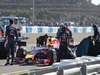 TEST F1 JEREZ 30 GENNAIO, Daniel Ricciardo (AUS) Red Bull Racing RB10 stopped on the circuit.
30.01.2014. Formula One Testing, Day Three, Jerez, Spain.