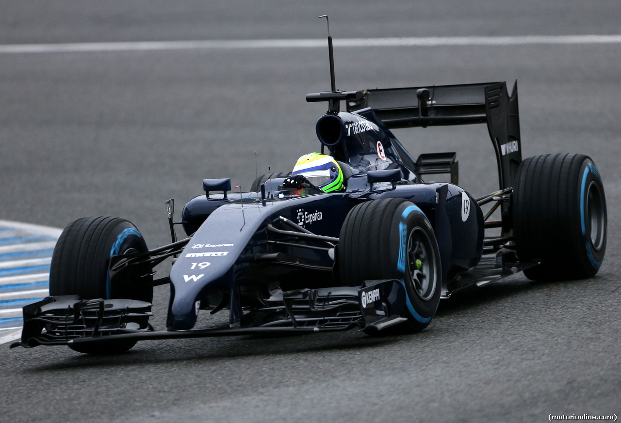 TEST F1 JEREZ 31 GENNAIO, Felipe Massa (BRA), Williams F1 Team 
31.01.2014. Formula One Testing, Day Four, Jerez, Spain.