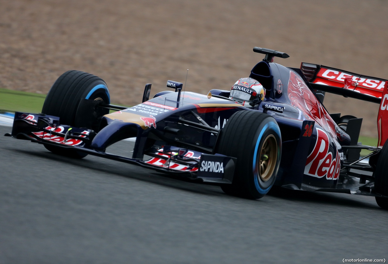 TEST F1 JEREZ 31 GENNAIO, Daniil Kvyat (RUS), Scuderia Toro Rosso 
31.01.2014. Formula One Testing, Day Four, Jerez, Spain.