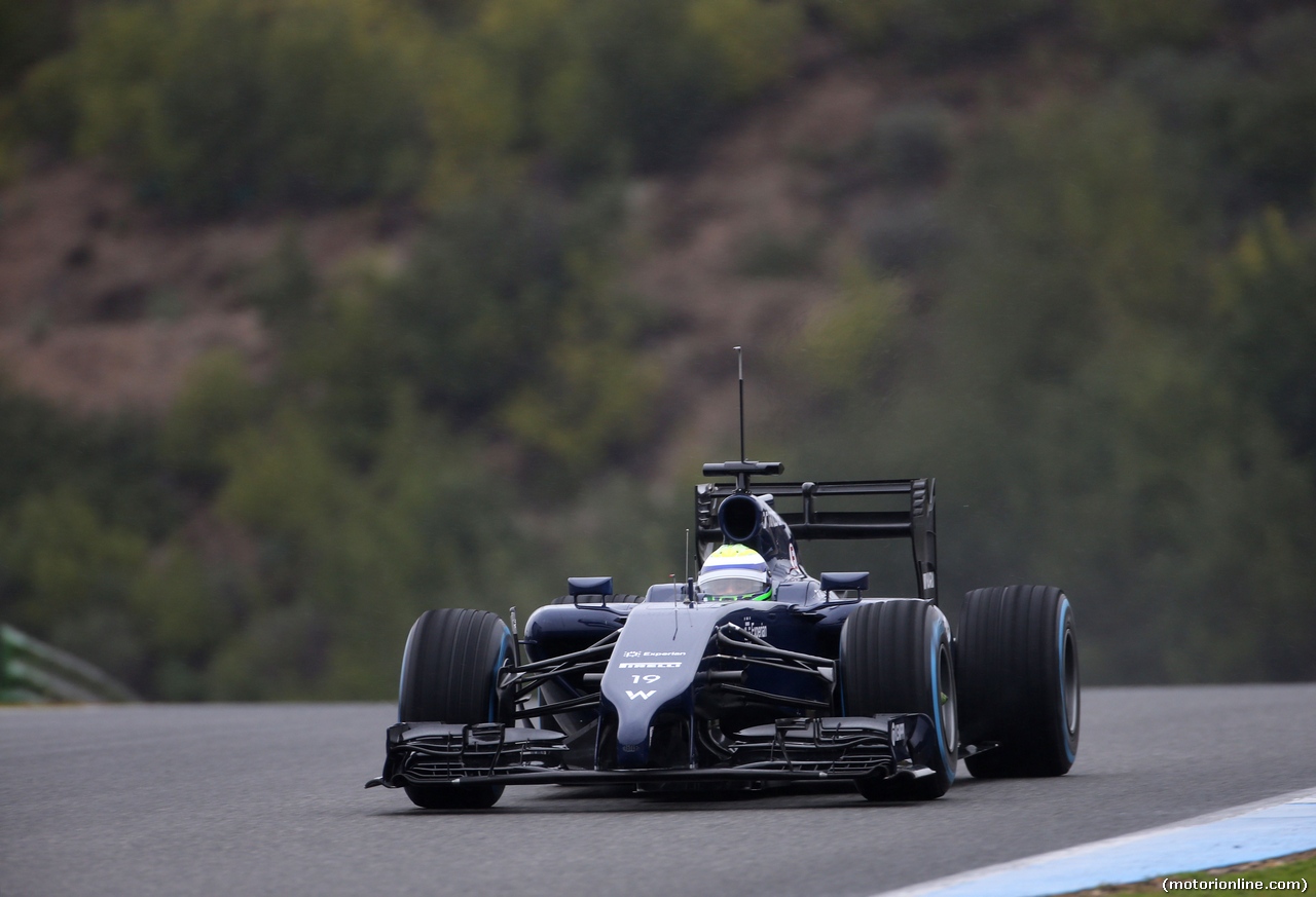 TEST F1 JEREZ 31 GENNAIO, Felipe Massa (BRA), Williams F1 Team 
31.01.2014. Formula One Testing, Day Four, Jerez, Spain.