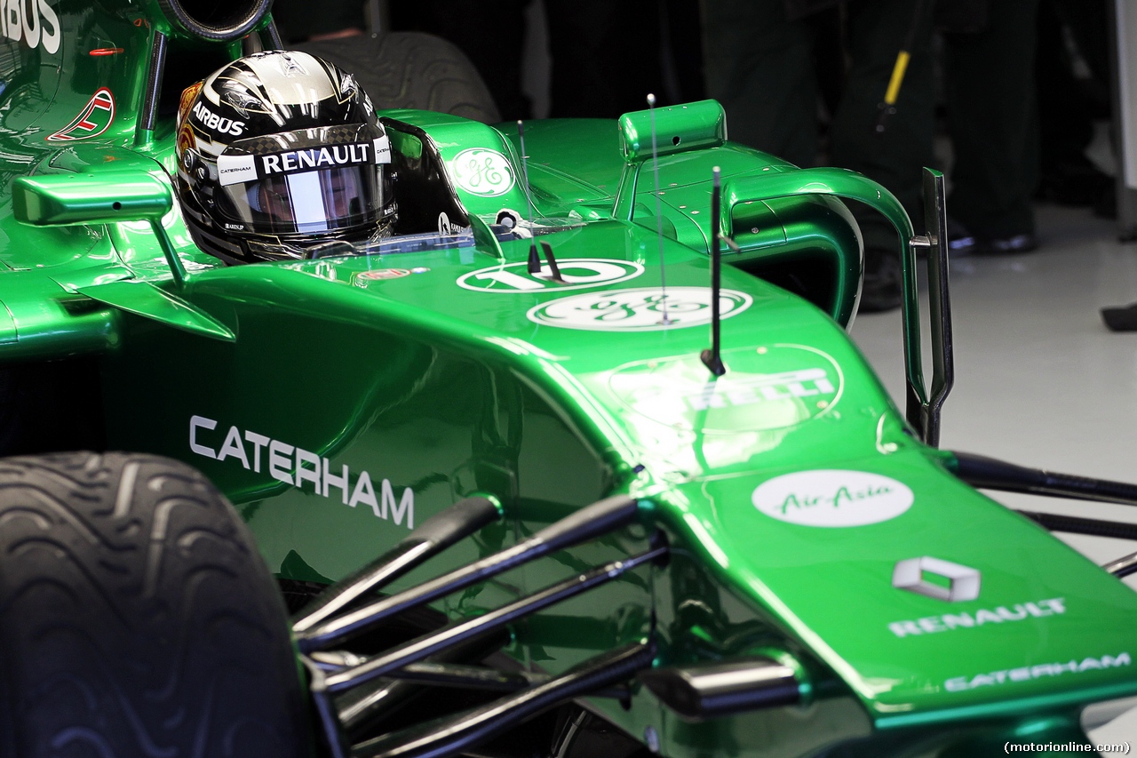 TEST F1 JEREZ 31 GENNAIO, Kamui Kobayashi (JPN) Caterham CT05.
31.01.2014. Formula One Testing, Day Four, Jerez, Spain.