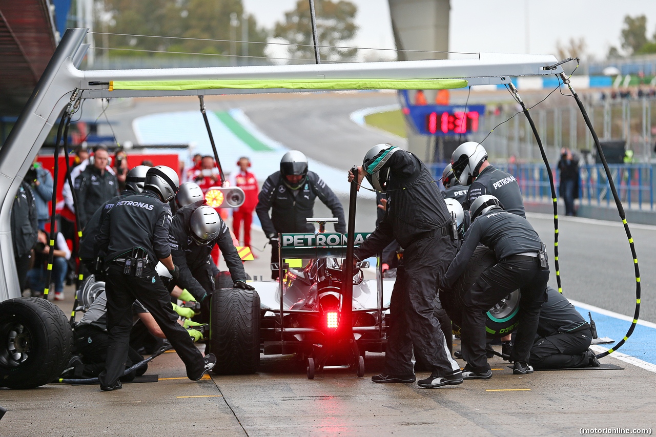TEST F1 JEREZ 31 GENNAIO