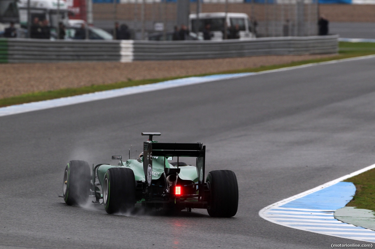 TEST F1 JEREZ 31 GENNAIO, 31.01.2014- Kamui Kobayashi (JAP) Caterham F1 Team CT-04
