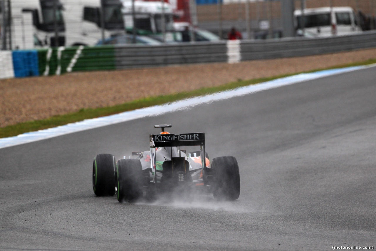 TEST F1 JEREZ 31 GENNAIO, 31.01.2014- Daniel Juncadella (ESP) Sahara Force India F1 VJM07 Test e Reserve Driver