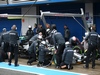 TEST F1 JEREZ 31 GENNAIO, Nico Rosberg (GER) Mercedes AMG F1 W05 practices a pit stop.
31.01.2014. Formula One Testing, Day Four, Jerez, Spain.